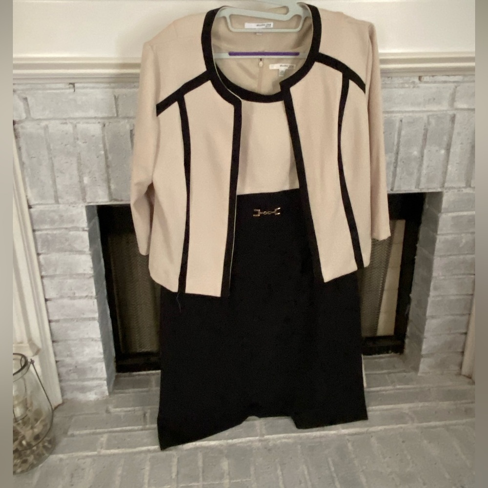 Chadwicks Open Front Sheath Dress Suit